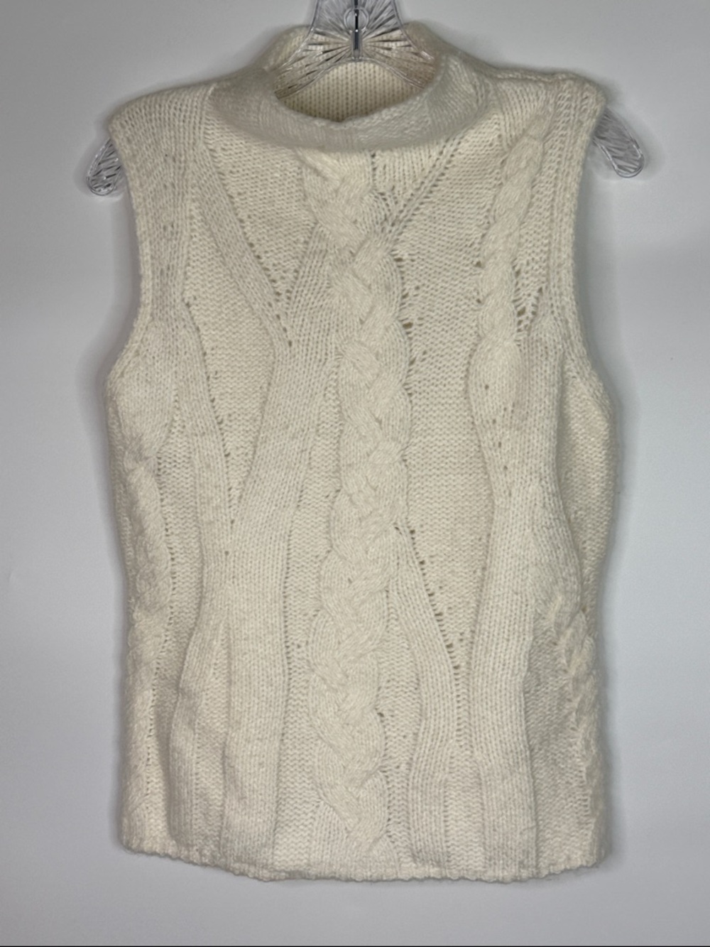 525 Born In Bklyn Sea Salt Knit Sweater Vest Size XS NWT